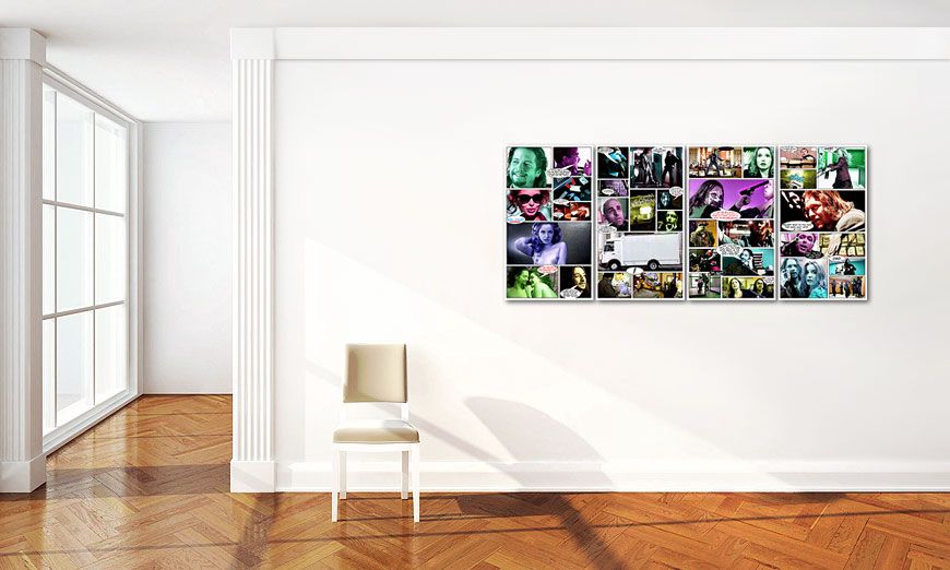 El cuadro moderno Killing Zoe 160x70cm