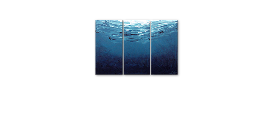 El cuadro Deep Blue 120x80cm