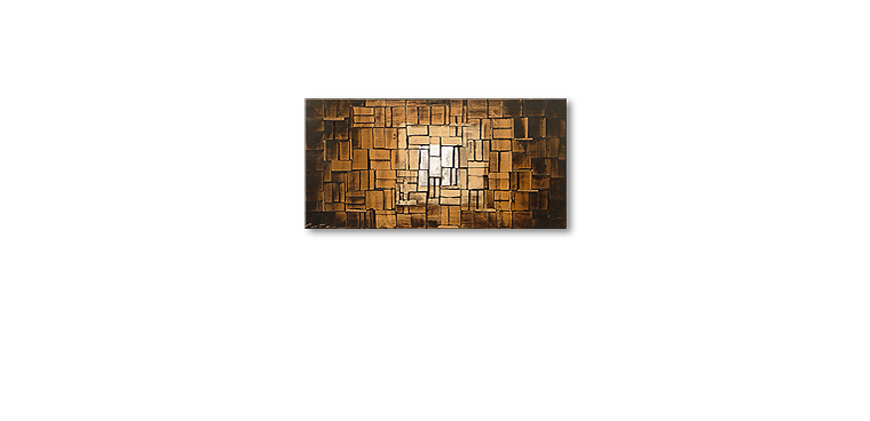 El cuadro Earth Cubes de 120x60cm