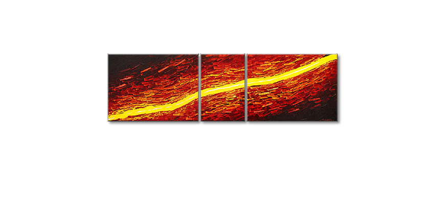 El cuadro Lava Stream de 200x60cm