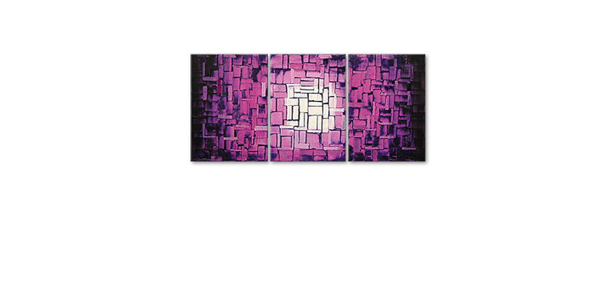 El cuadro Purple Afterglow 150x70cm