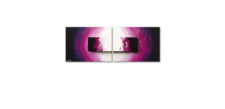 El cuadro moderno Purple Rain 160x60cm