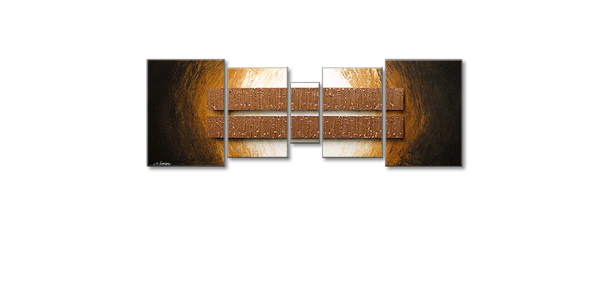 Nuestro cuadro Copper Blocs 200x70cm