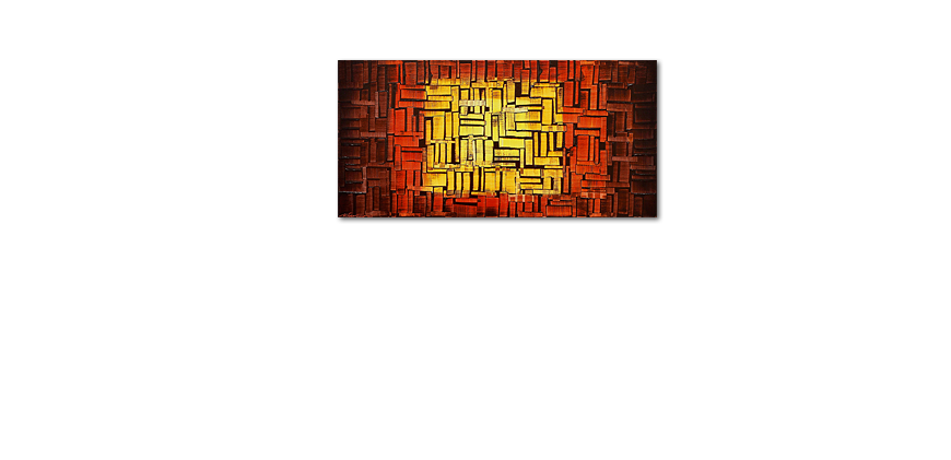Nuestro cuadro Fire Cubes de 120x60cm