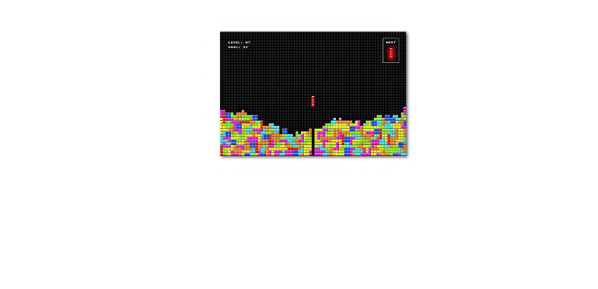 El cuadro impreso Tetris de 120x80cm