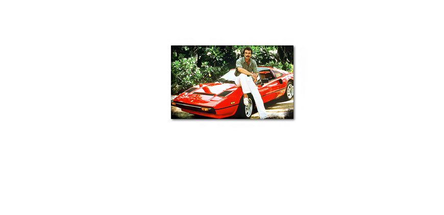 El cuadro impreso sobre lienzo Ferrari Magnum 100x60cm
