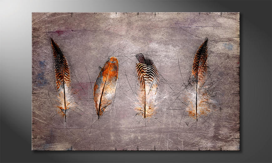 Decoración-moderna-Four-Feathers