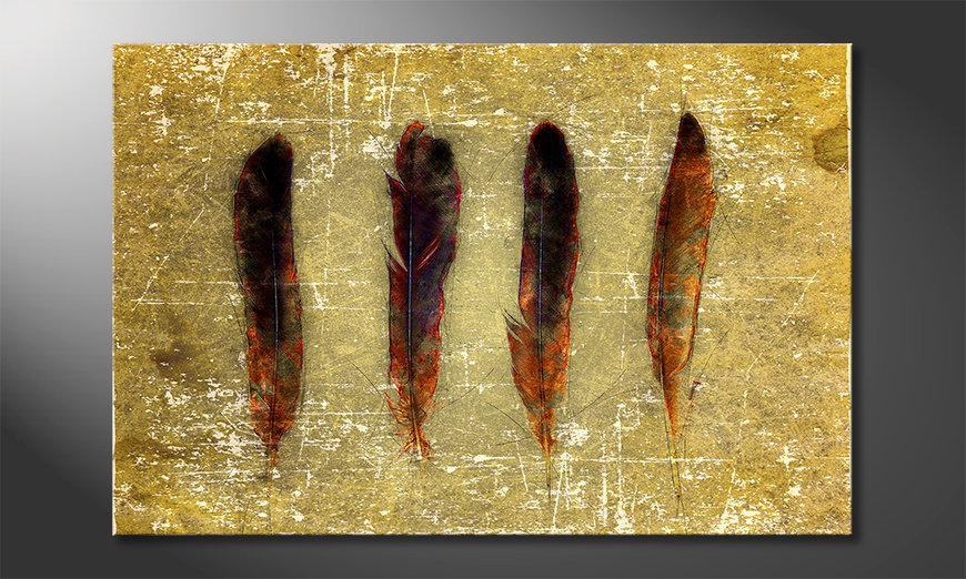 Decoración-moderna-Four-Feathers