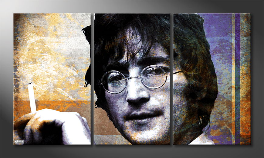 Decoración-moderna-John-Lennon-180x100-cm