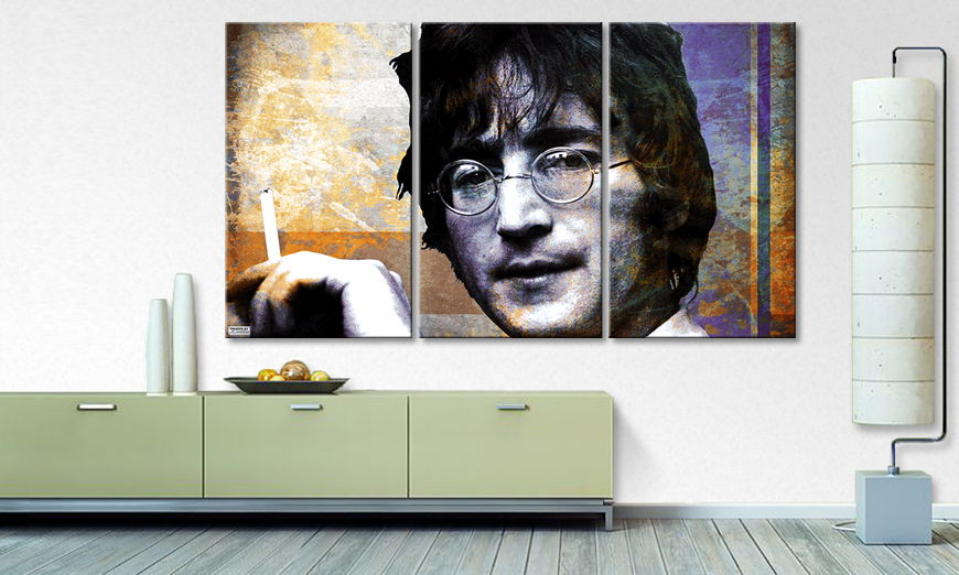 Decoración moderna John Lennon 180x100 cm