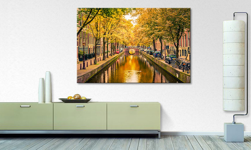 El cuadro Autumn In Amsterdam