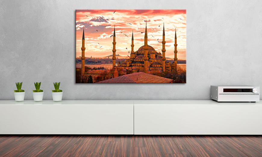 El cuadro Blue Mosque 90x60 cm