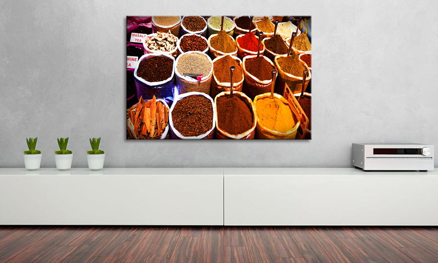 El cuadro Colorful Spices 90x60 cm