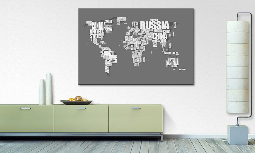 El cuadro Mapa del Mundo 11