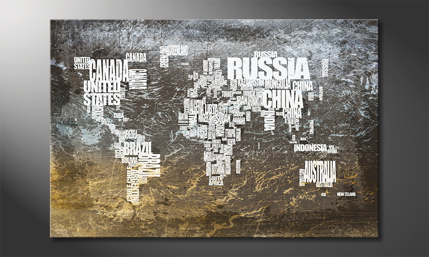 El cuadro Mapa del Mundo 20