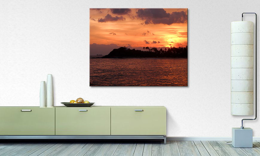 El cuadro Sri Lanka Sundown 100x80 cm