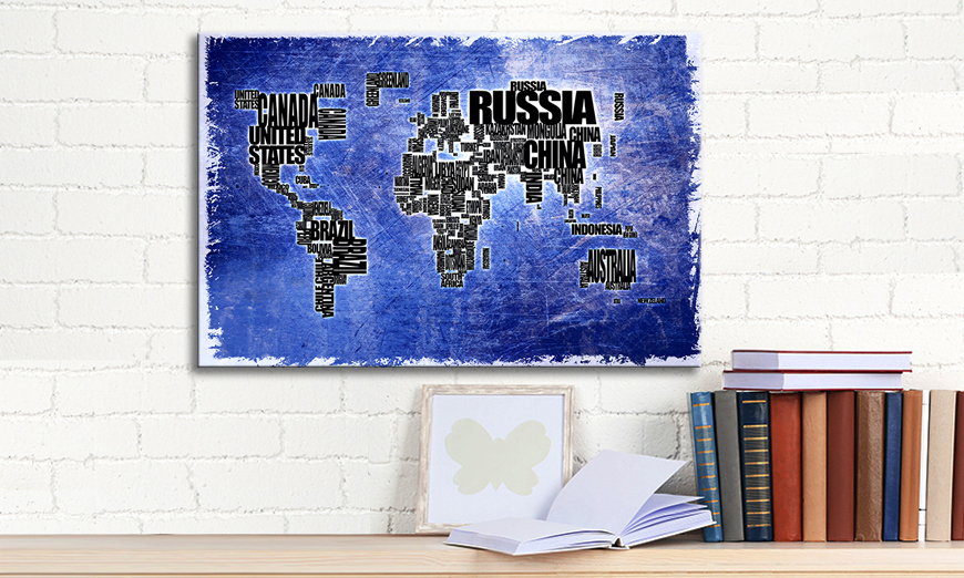 El cuadro World Map 2 60x40 cm