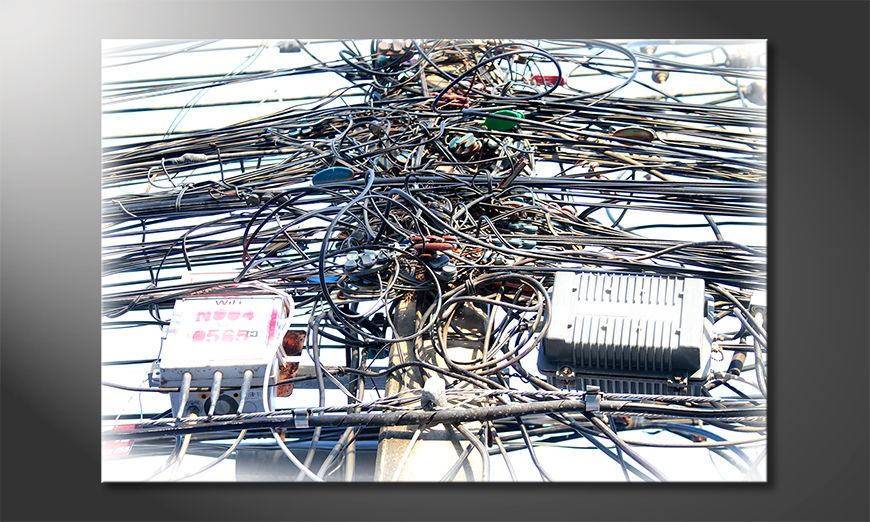 El-cuadro-impreso-Cable-Chaos