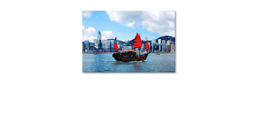 El-cuadro-impreso-Hongkong-Boat
