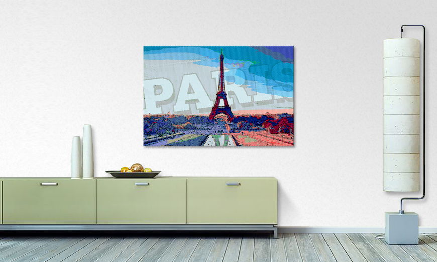 El cuadro impreso Paris
