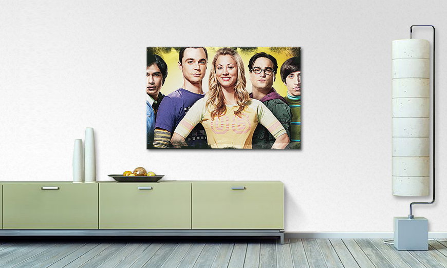 El cuadro impreso The Big Bang Theory