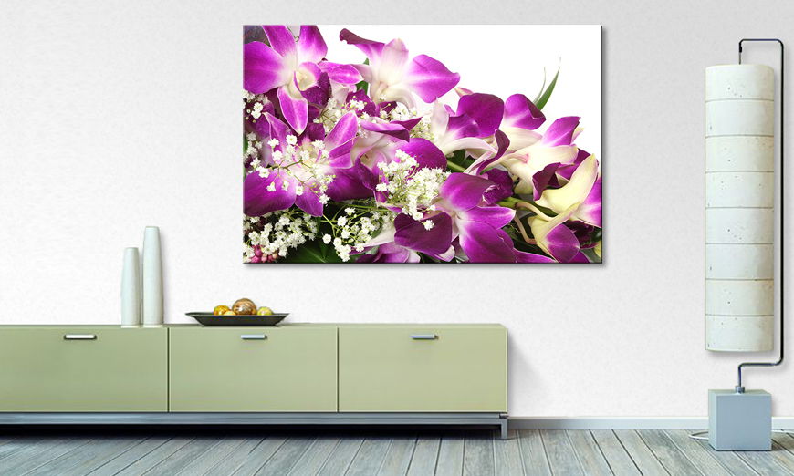 El cuadro impreso sobre lienzo Orchid Blossoms
