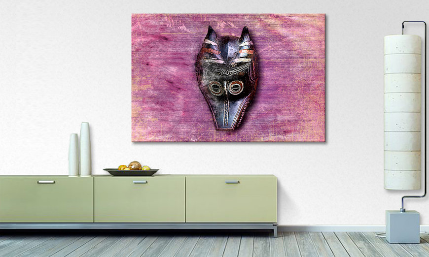 El cuadro moderno Afro Mask