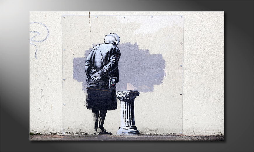El cuadro moderno Banksy No2