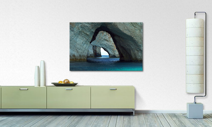 El cuadro moderno Blue Caves
