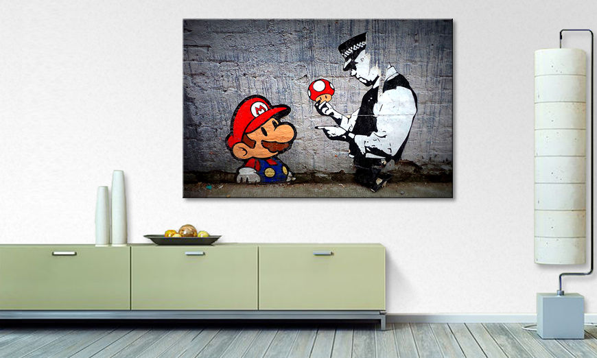El cuadro moderno Caught Mario