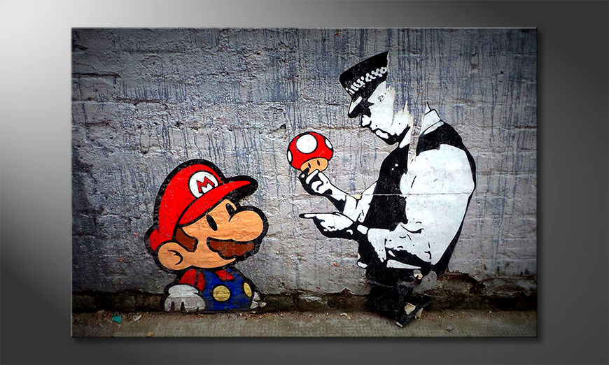 El cuadro moderno Caught Mario