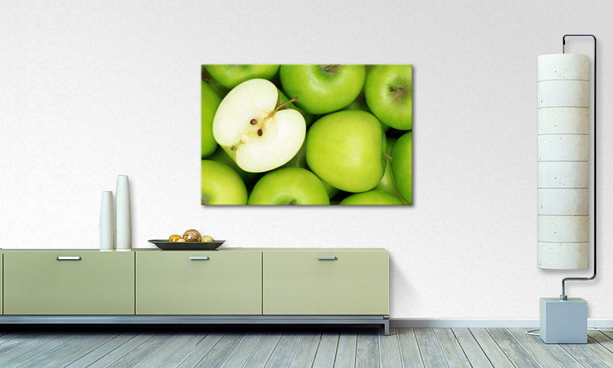 El cuadro moderno Green Apples