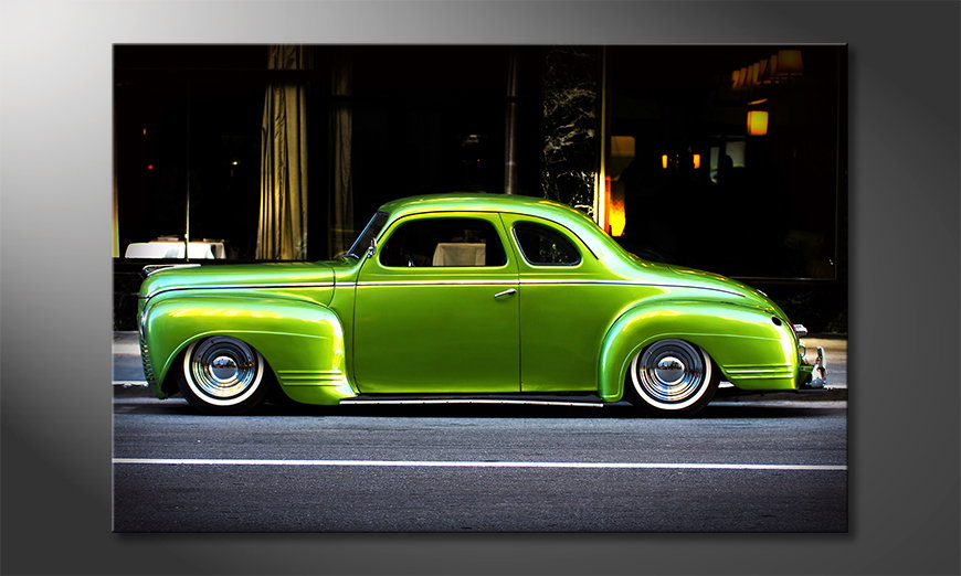 El-cuadro-moderno-Green-Car