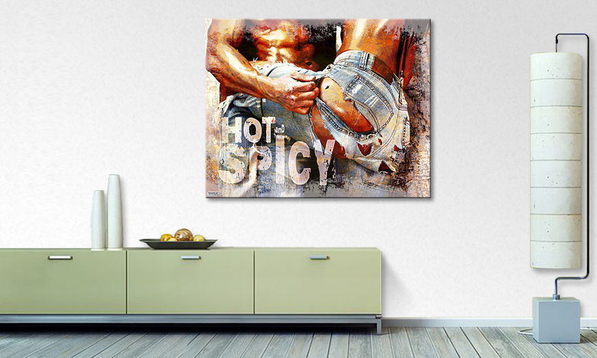 El cuadro moderno Hot and Spicy 100x80 cm