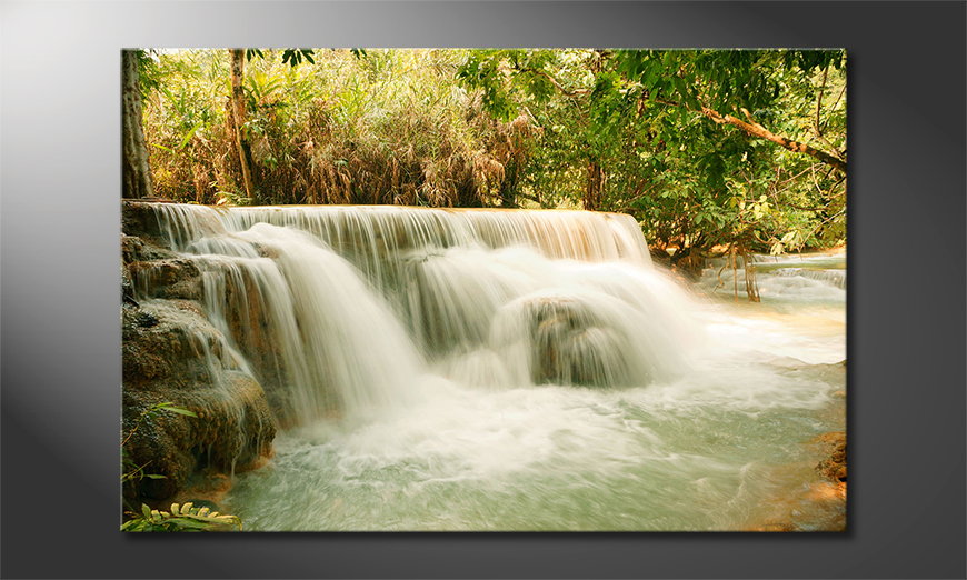 El-cuadro-moderno-Jungle-Waterfall