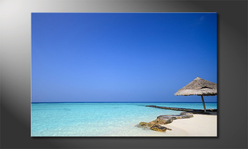 El-cuadro-moderno-Maledives-Beach