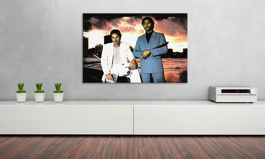 El cuadro moderno Miami Vice 90x60 cm