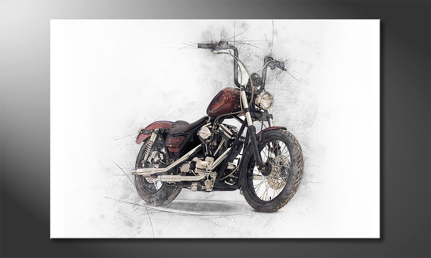 El-cuadro-moderno-Motorbike