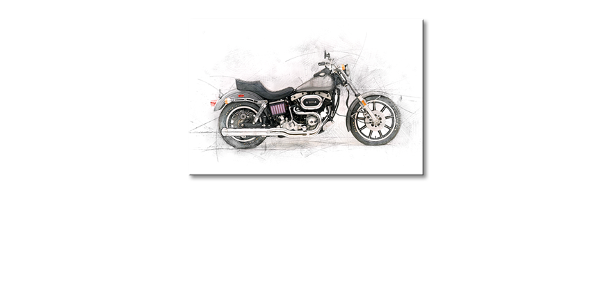 El-cuadro-moderno-Motorcycle