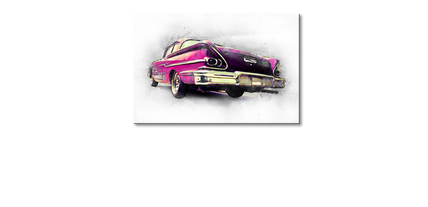 El-cuadro-moderno-Pink-Chevrolet