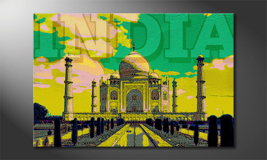 El-cuadro-moderno-Taj-Mahal