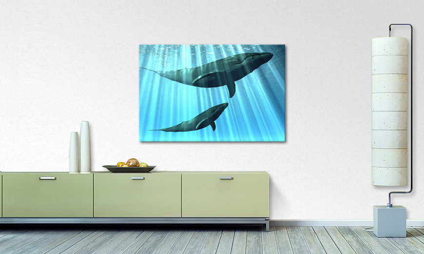 El cuadro moderno Whales