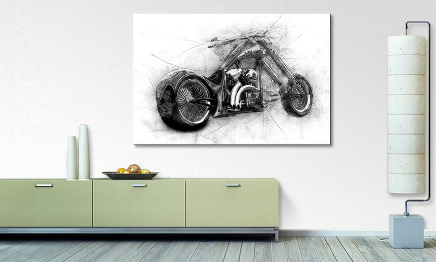 Impresión de arte moderno Bad Bike
