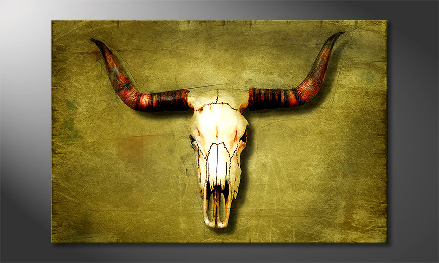 Impresión-de-arte-moderno-Buffalo-Bull