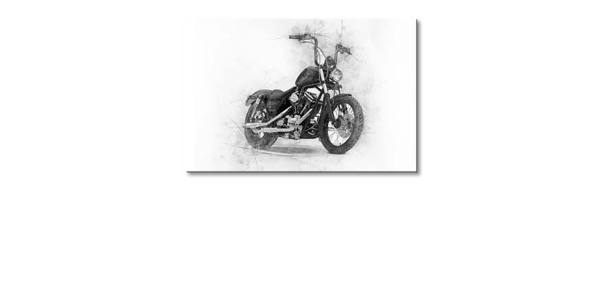 Impresión-de-arte-moderno-Classic-Motorcycle