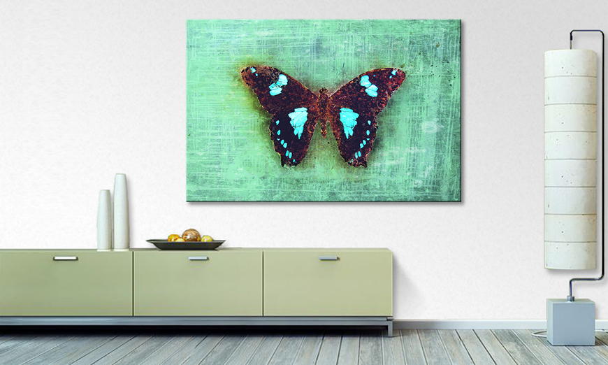 Impresión de arte moderno Gloomy Butterfly