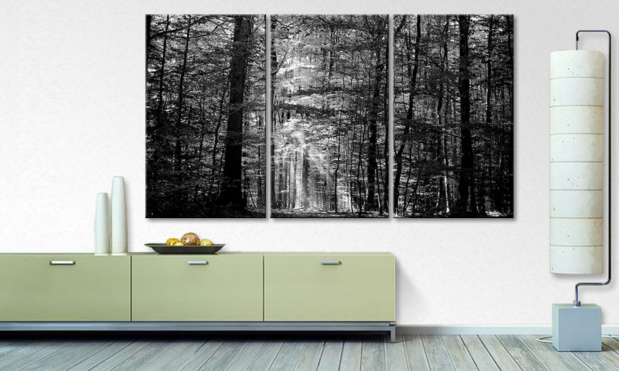 Impresión de arte moderno Into the Forest 180x100 cm