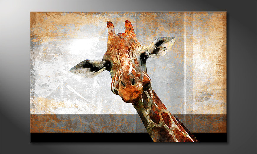Impresión-de-arte-moderno-Mr-Giraffe
