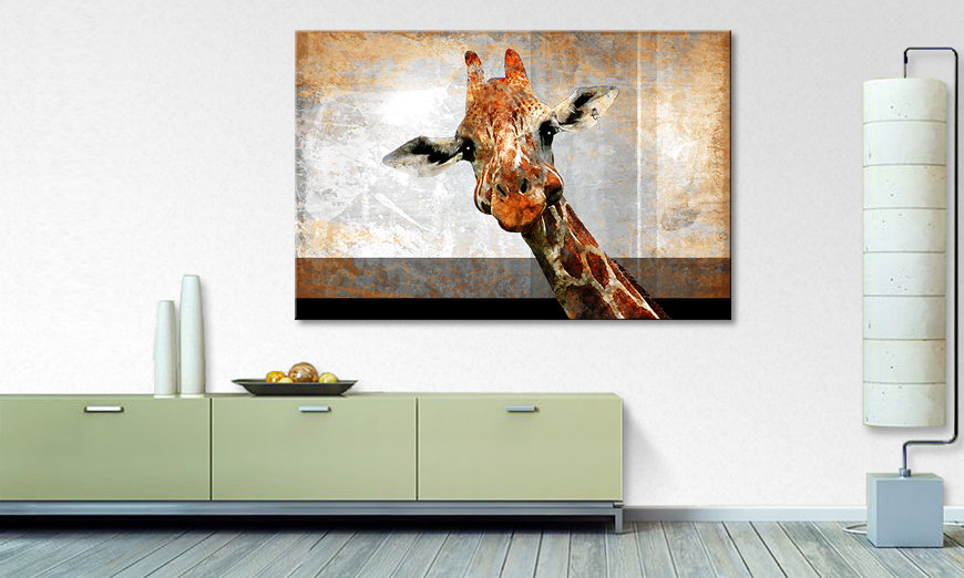 Impresión de arte moderno Mr Giraffe