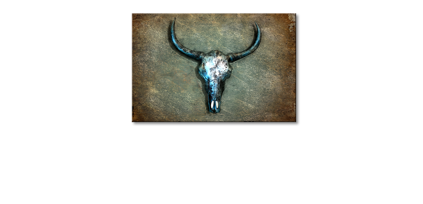 Impresión-de-la-lona-Buffalo-Skull